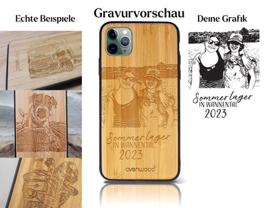 INDIVIDUELL iPhone 11 Pro Bambus-Kunststoff